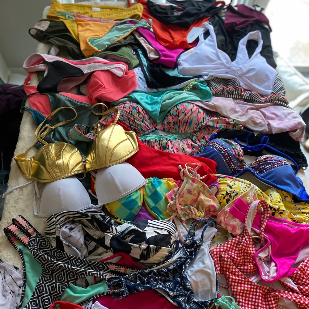 50 Victoria secret bathing suits bundle m/L